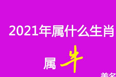 2021年七岁属什么