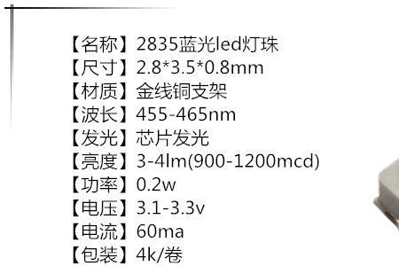 怎样测试LED有没有蓝光