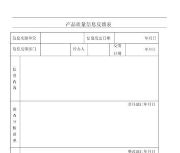 客户反馈产品质量问题该怎么写