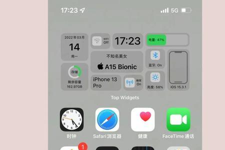 iphone13搜索小组件找不到top