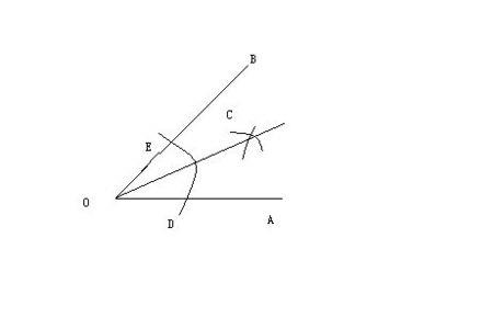 怎么用圆规画一样的角