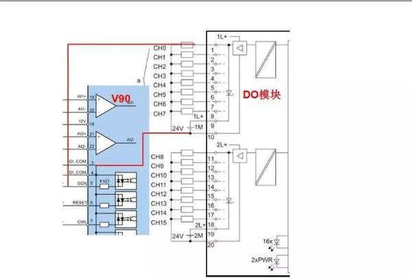 plc输出为什么是短接24 v电