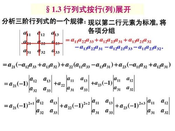 a的行列式如何计算