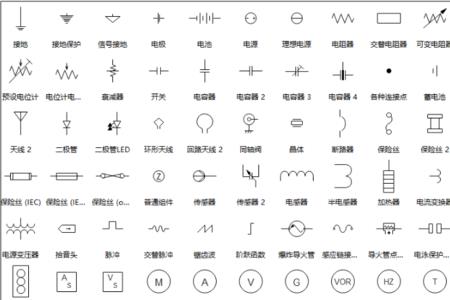 电灯的电路元件符号