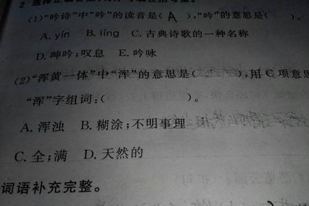 吟字组词，两个字的，急