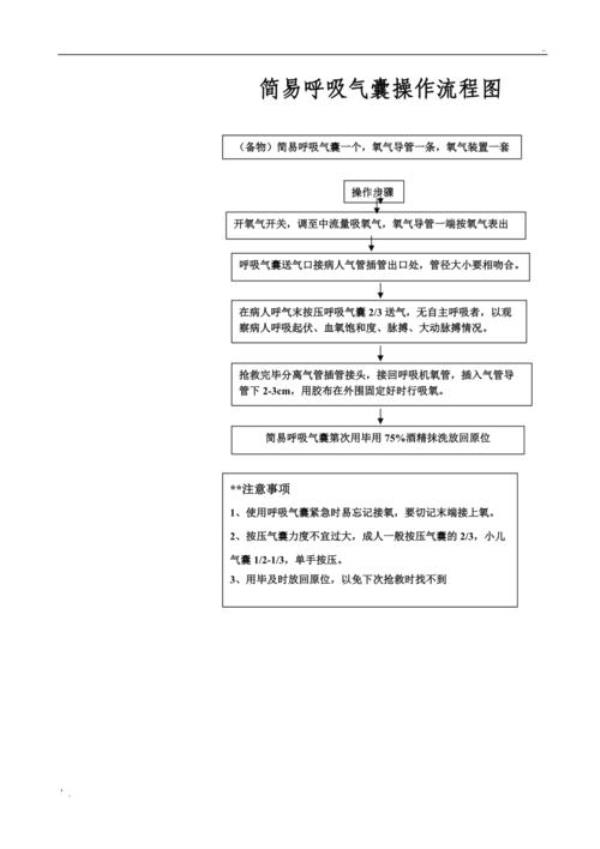 简易呼吸气囊如何处于备用状态