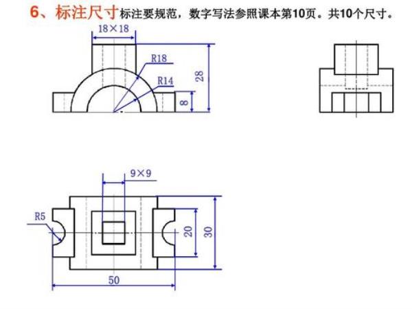 机械制图尺寸分为哪三类