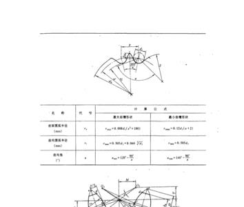 链条与齿轮之间计算公式