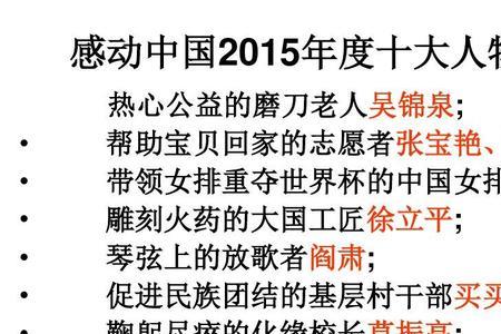 2020十大感动中国人物精神概括