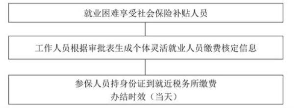 武汉灵活就业人员社保申报流程