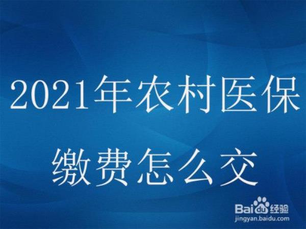 2021浙江农村医保缴费标准