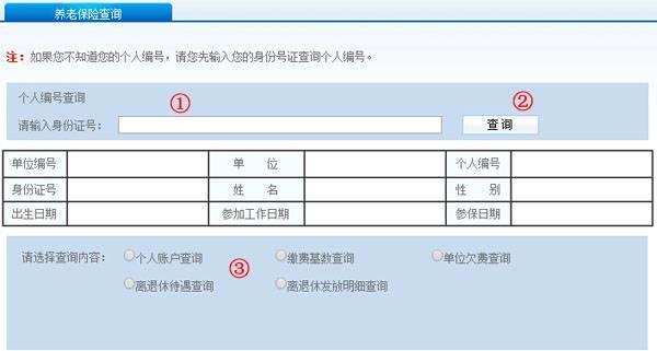 怎样查询个人养老保险