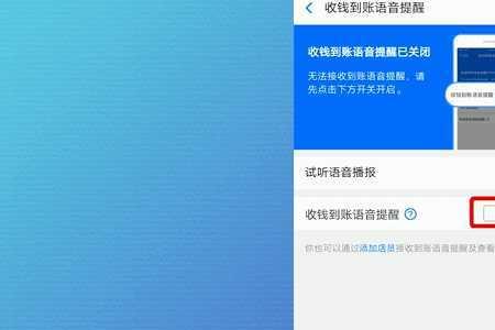 支付宝收款不报语音是什么原因