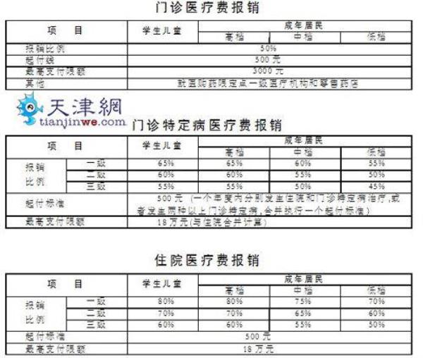 天津医保一次性补缴费多少