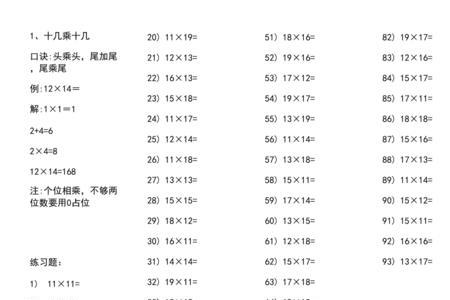 几乘几等于20两个数必须一样