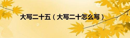 三百二十五元的大写怎么写