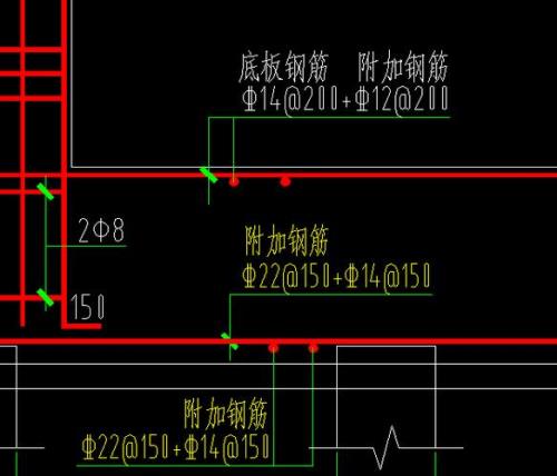 钢筋图纸怎么看墙筋和底板钢筋