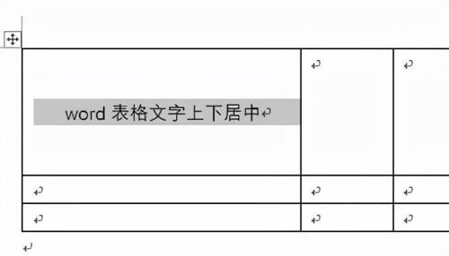 word表格上下字一样如何快速复制