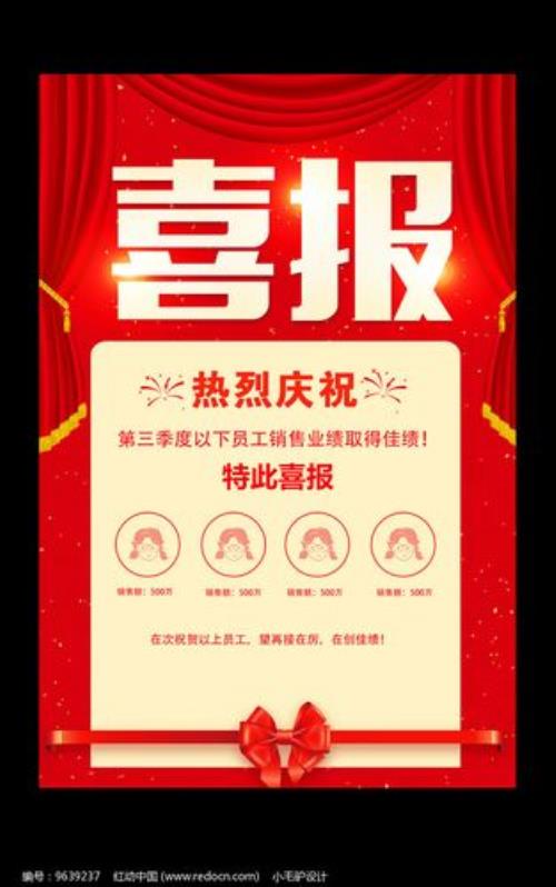 保险公司喜报模版怎么做