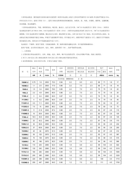 ybx5电动机型号含义