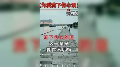 为爱流下伤心泪原唱