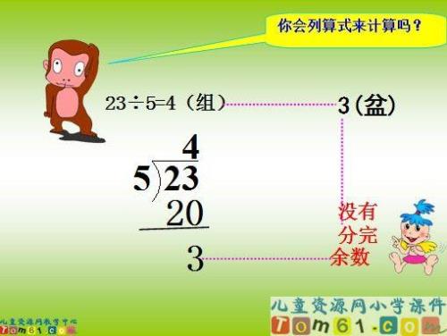 余数比商大的除法算式