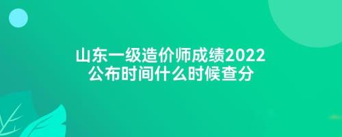 2020一级造价成绩查询时间