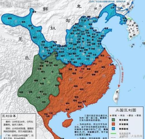 三国鼎立蜀国地盘最大的时候