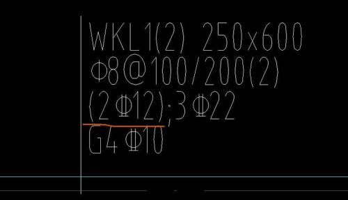 钢筋间距后面括号数字表示什么