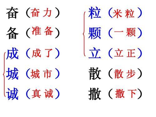 米字的组词是什么