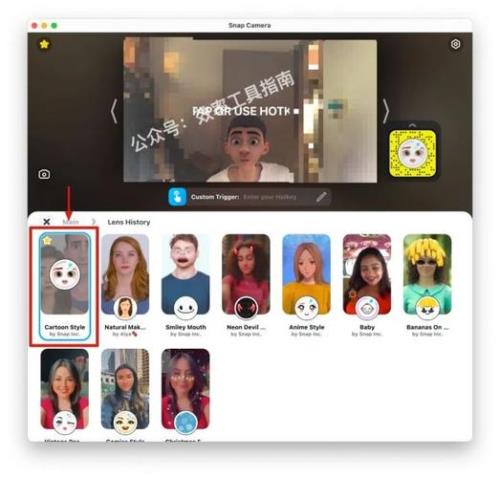 snapchat小孩子滤镜是哪一个