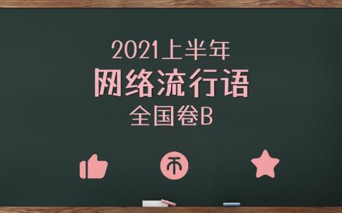 2021年网络十大流行语及含义