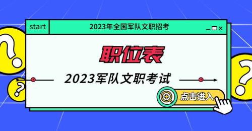 2023文职人员报考时间