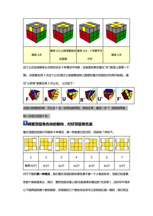 三阶魔方提速方法