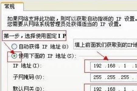 手动分配ip不能上网