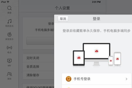 为什么我的ipad找不到网易云设置