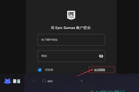 epic登录时出错,请重试