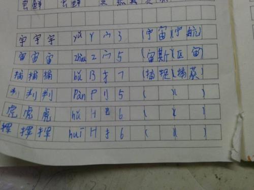 住字组词