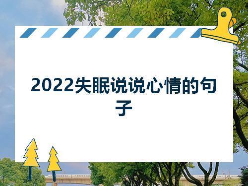 天天失眠感觉快崩溃了的说说