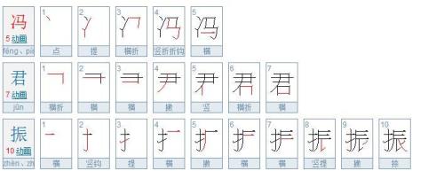 冯字有几画