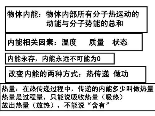 动能和势能内能的区别