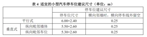 斜向车位布置尺寸