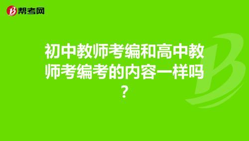 教师考编要考那些内容啊