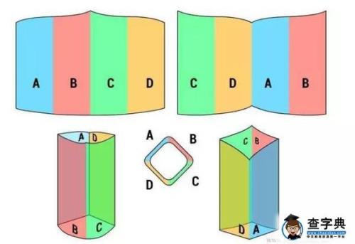 生活中像abcd的物品