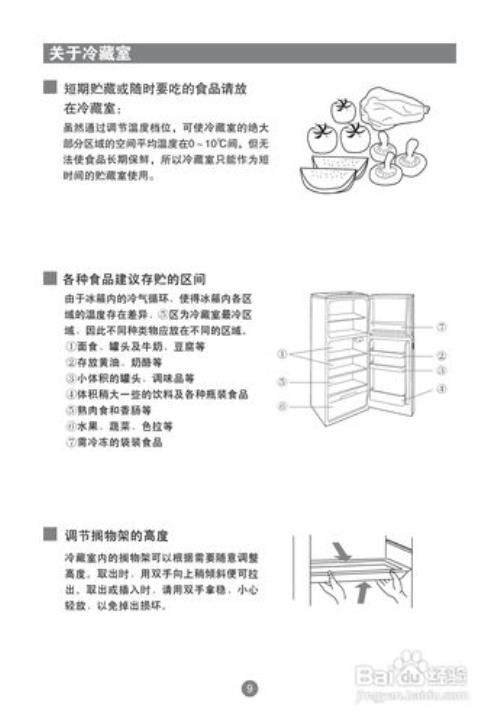 海尔bcd-316wsal使用说明书