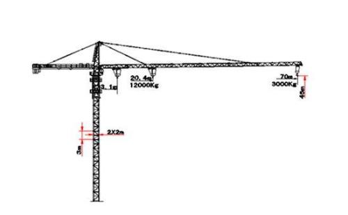 中联7030塔吊参数
