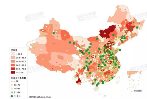 如何用地图来表示区域销售业绩