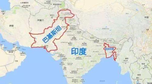 南亚的中国邻国