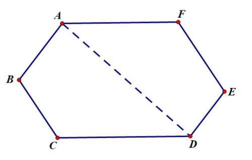 六边形有多少条对线