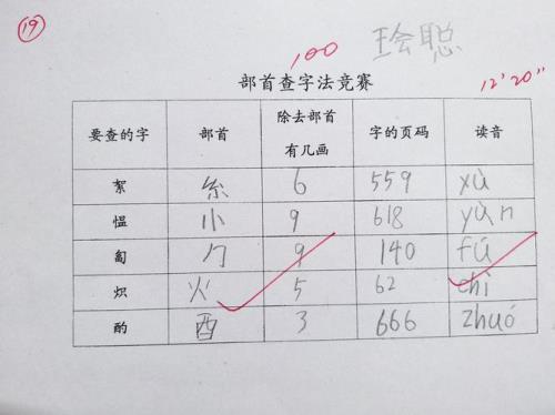 部首查字法的步骤口诀